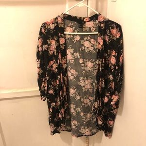 F21 Floral Kimono